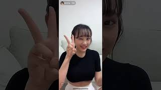 経験人数が全世界にさらされたIカップ巨乳アイドル／おくむらりほ【TikTokライブ】経験人数2人