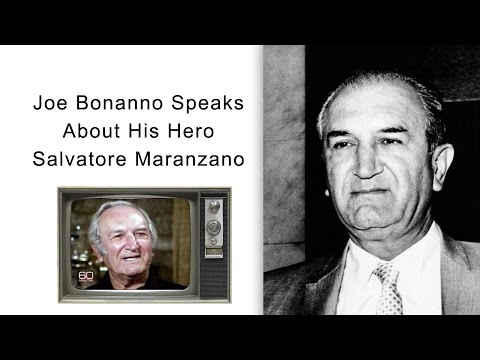 Watch YouTube video titled Joe Bonanno Speaks About His Hero Salvatore Maranzano