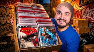 Encontrei uma CAIXA LOTADA de jogos de PS3