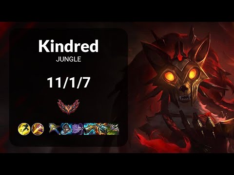 Kindred vs Maokai JUNGLE - KR GRANDMASTER Patch 14.24