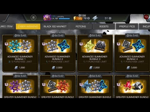 CYBER WEEKEND And MASSIVE CRYSTAL OPENING ||Mcoc||