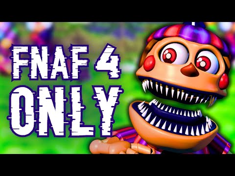 Can you beat FNaF World ONLY using FNaF 4 Animatronics?