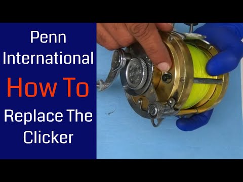 Penn International 30: How to replace the clicker -- Fishing Reel Repair