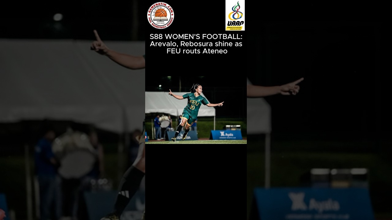 UAAP Women's Football: FEU thrashes Ateneo, 5-1, behind Judie Arevalo's and Regine Rebosura's brace
