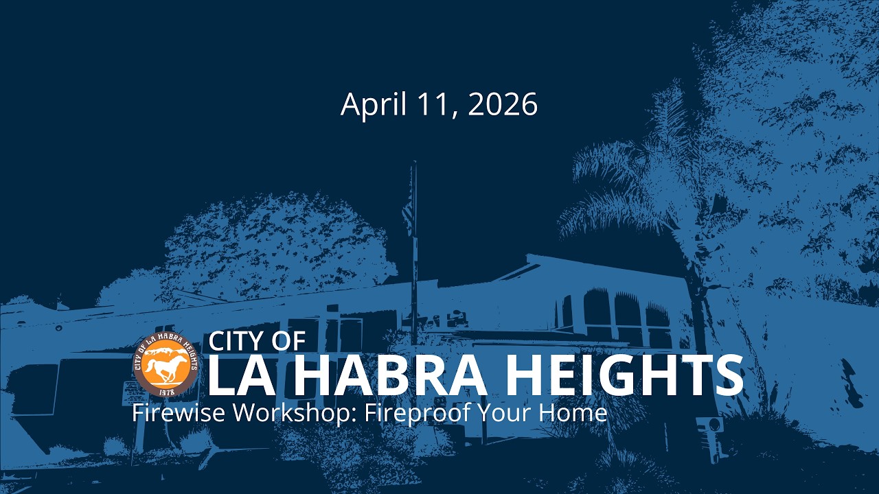 Firewise Workshop: Fireproof Your Home