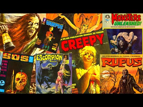 INTRODUCCIÓN A LOS CÓMICS DE TERROR EN ESPAÑA EN LAS DÉCADAS DE LOS 60S, 70S Y 80S.