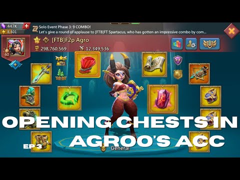 Lords Mobile - OPENING 25K+ CHESTS!! | FT Agro | K1917