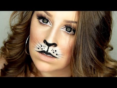 Cat Halloween Makeup Tutorial | Lion Makeup Halloween Tutorial Video