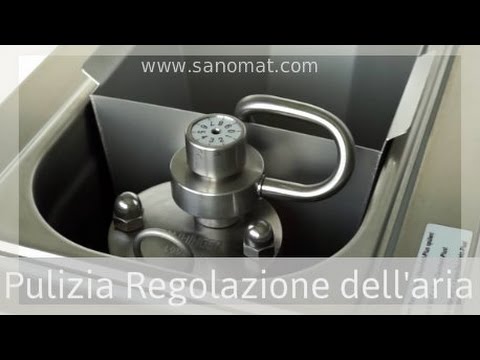 SANOMAT macchine montapanna - Pulizia Regolazione dell'aria