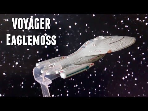 U.S.S.  VOYAGER NCC-74656 Eaglemoss Raumschiff Sammlung Modell & Heft Review