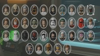All Carbonite Characters Unlocked - LEGO Star Wars The Force Awakens