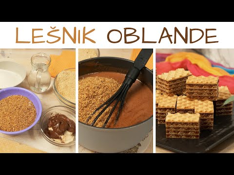Oblande - lešnik napolitanke