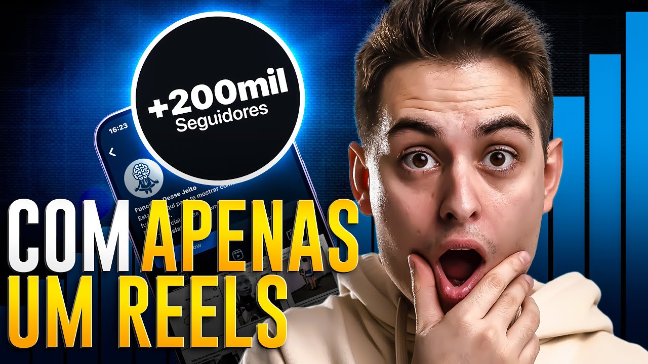 Como GANHAR MAIS DE 200 MIL SEGUIDORES com um Reel: Descubra o meu Segredo!
