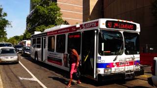 SEPTA Route 40 bus at 38th St. & Spruce St.