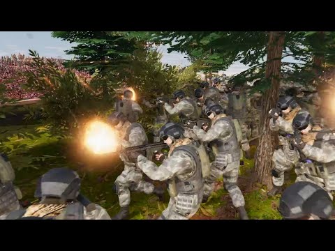 UEBS 2 | Can these modern soldiers defeat 1 million zombies? | Ultimate Epic Battle Simulator 2