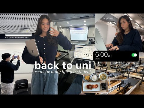 A realistic week back at University | 2nd week of class, campus life as a student, friends & family