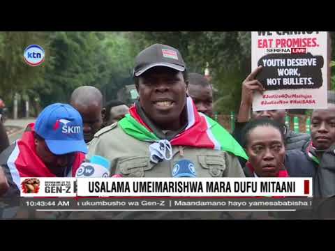 Wamalwa: "We're here marching with Rex Maasai's mother and all other families of the victims lost.."