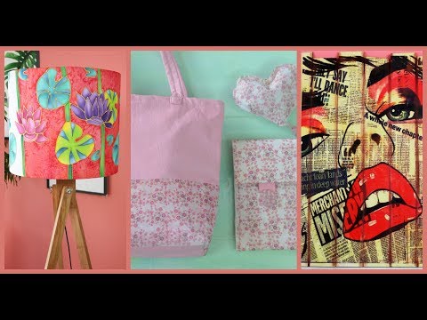 ManosalaObraTv Program 87 - Photomontage - Sublimation - Decoupage - Silk Painting