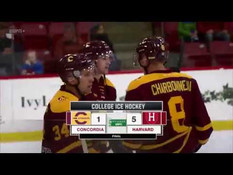 Recap: Harvard Men's Ice Hockey vs. Concordia