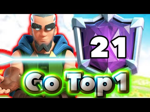 Top21 IN THE WORLD 🌎 Go top1 with Magic Archer miner deck🤓-Clash Royale