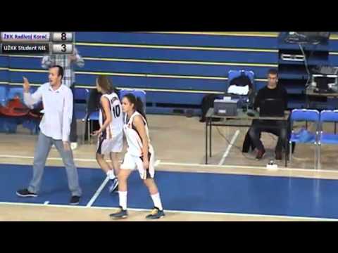 08.11.2015. ZKK Radivoj Korac - UZKK Student (Nis) / kadetske selekcije