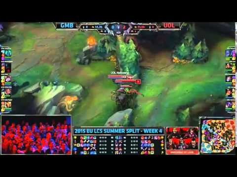 Highlight GMB vs UOL - EU LCS 2015 Summer W4D2 - Gambit Gaming vs Unicorns of Love