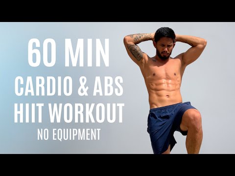 60 MIN CARDIO & ABS HIIT (NO JUMPING) 🔥 Full Core Shred | Low Impact