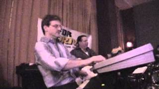 Gordon G.G. Gebert on keyboards - FDR Drive Band - What Is Hip