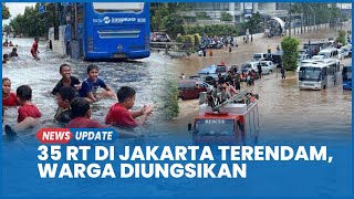 Download lagu Banjir Jakarta, 35 RT Masih Terendam Air hingga 30 Cm Warga Diungsikan mp3