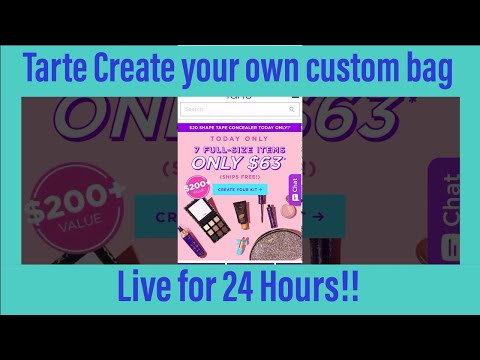Tarte Create your own Beauty Kit November 2019 is live!