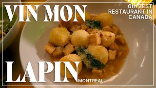 Classé MEILLEUR restaurant du Canada | MON LAPIN, Montréal