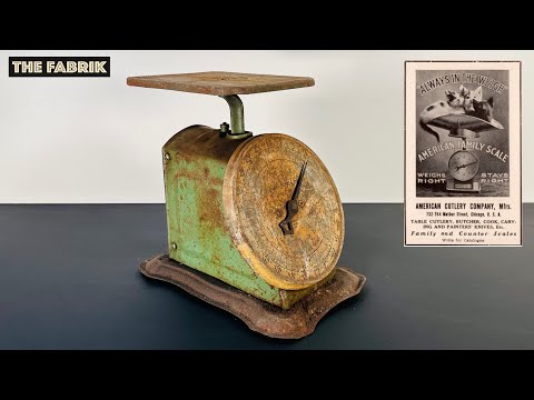 1950's Family Kitchen Scale 'Columbia' ⚖️ Restoration