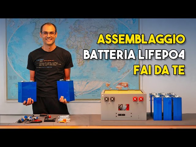 Come COSTRUIRE una BATTERIA LiFePO4 con KIT FAI DA TE - Video tutorial completo