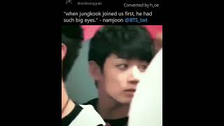 When Jungkook Joined BTS First 😍 🎧 #jungkook #shorts ©Owner