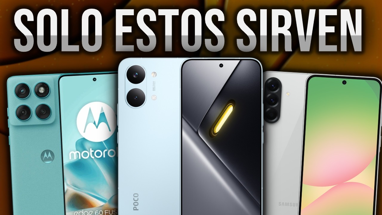 Los ÚNICOS 3 celulares gama media que vale la pena comprar en 2026