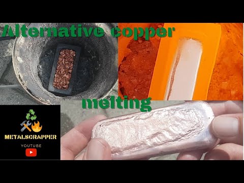 A Youtube first - Alternative copper casting - Devil Forge