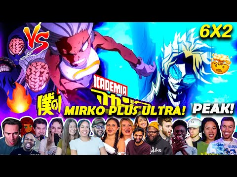 MIRKO GOES PLUS ULTRA!🔥🤯| She Impressed Everyone | My hero Academia Episode 6x2 Reaction Mashup