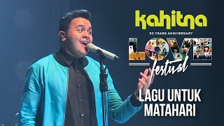 Tulus - Lagu Untuk Matahari | (Kahitna Love Festival Concert)