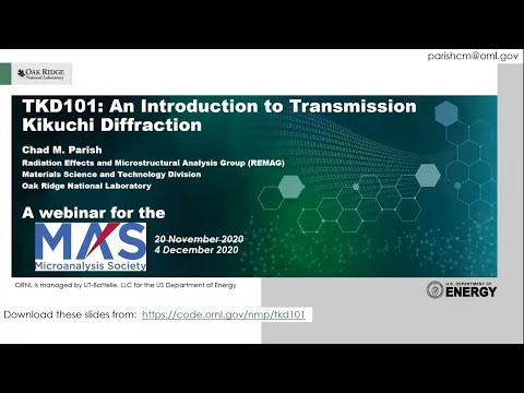 TKD 101: An Introduction to Transmission Kikuchi Diffraction
