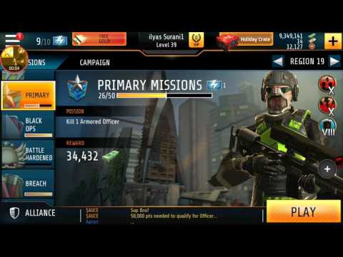 Kill Shot Bravo Region 19=27 Primary Mission Complete