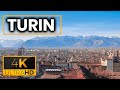 TURIN 🇮🇹 | Walking Tour - 4K60fps - The First Capital of Italy