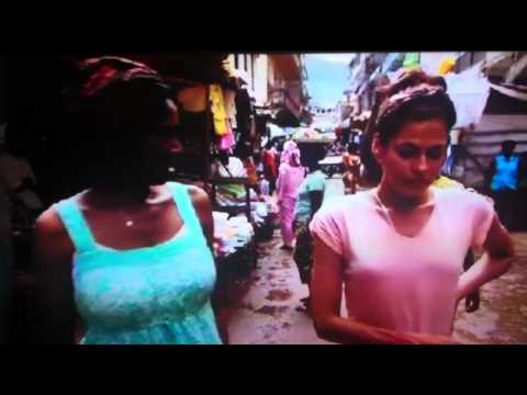 EVA MENDES VISIT TO SIERRA LEONE