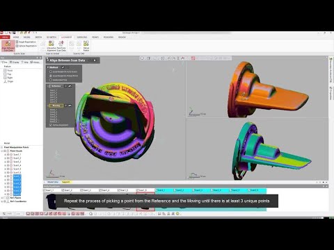 Getting Started with Geomagic Design X | Align / Combine Scan