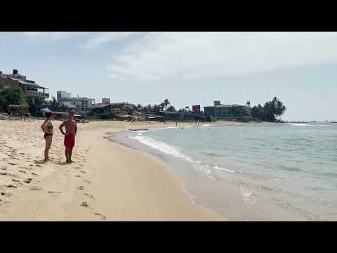 The Best Beach in Sri Lanka / Bennys beach 4K Walk