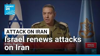 Attacks in Iran: Israel renews attacks "in the heart of Tehran" • FRANCE 24 English