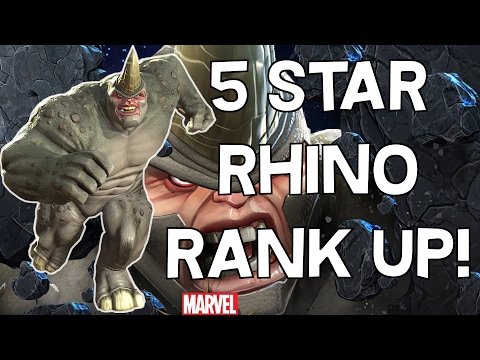 5 Star Rhino Rank Up and Gameplay! - Marvel Contest Of Champions