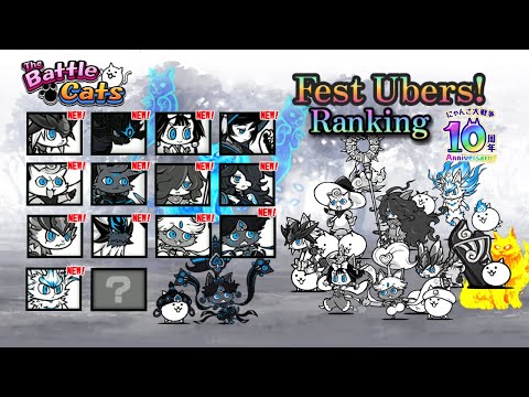 Battle Cats Best Cats: Fest Ubers Showcase & Ranking | SuperFest, EpicFest & UberFest!
