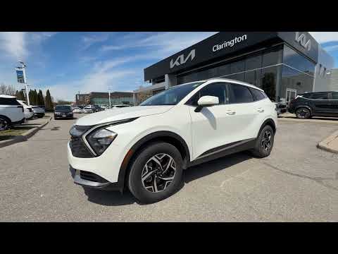 2023 Kia Sportage in White for sale at Clarington Kia in Bowmanville, ON