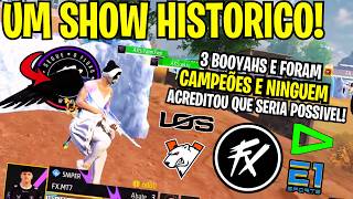 É CAMPEÃOOO! COM 3 BOOYAHS SEGUIDOS FLUXO, LOS E LOUD DISPUTARAM ATE O ULTIMO SEGUNDO!