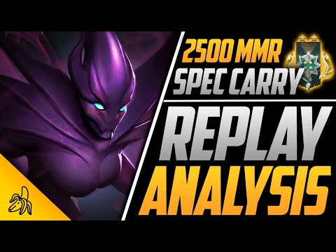 How to go from Archon to 3k: Just Improve This! | 2.5k Spec Carry | BSJ Replay Analysis 7.27c